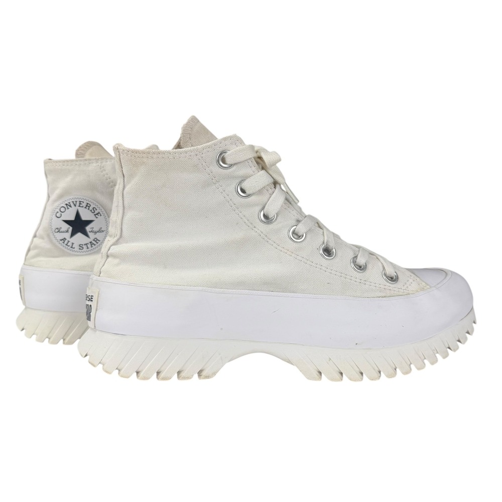Converse‎ Chuck Taylor All Star Lugged High Top Sneakers White Unixes Women 7
